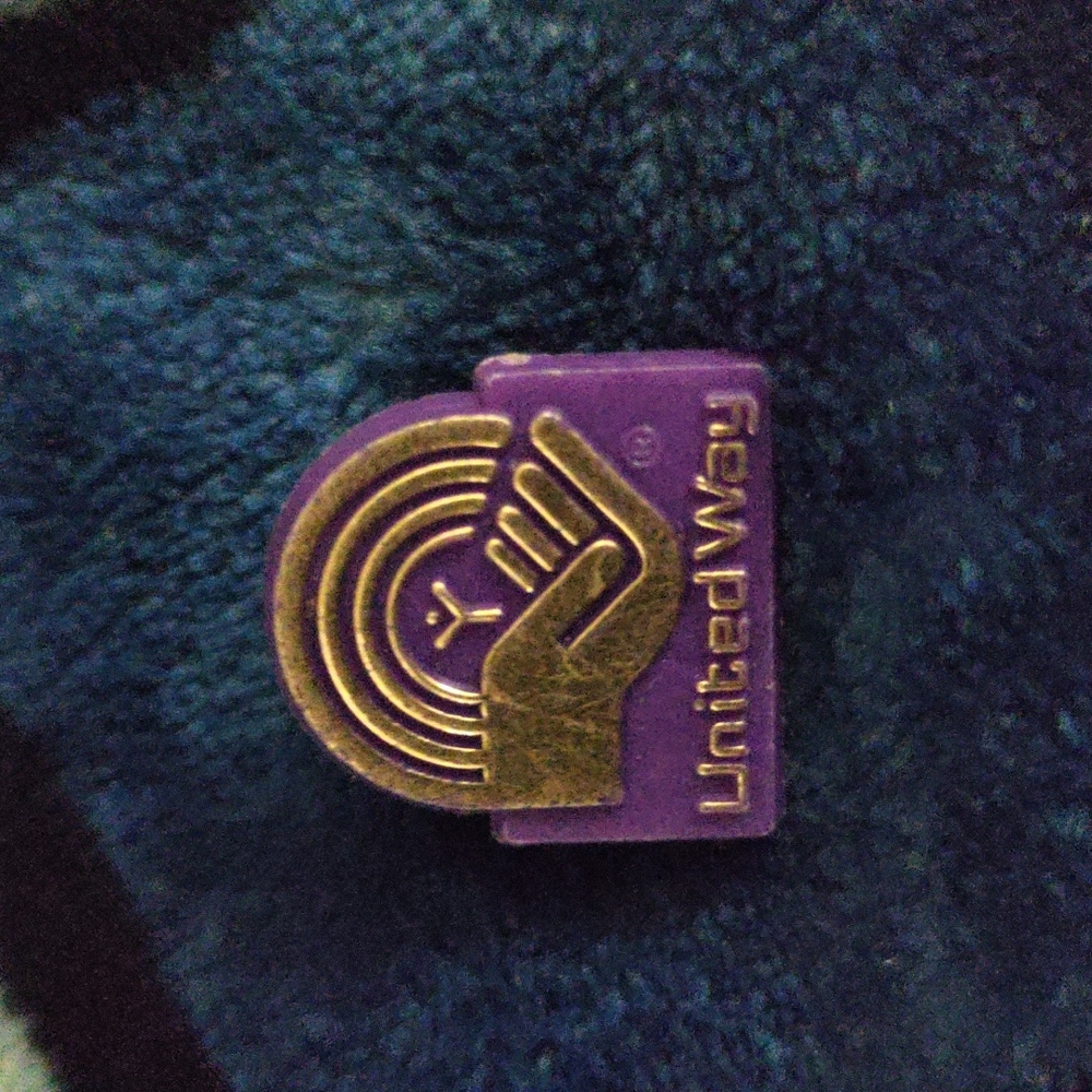 Vintage United Way Lapel pin-$5 add on